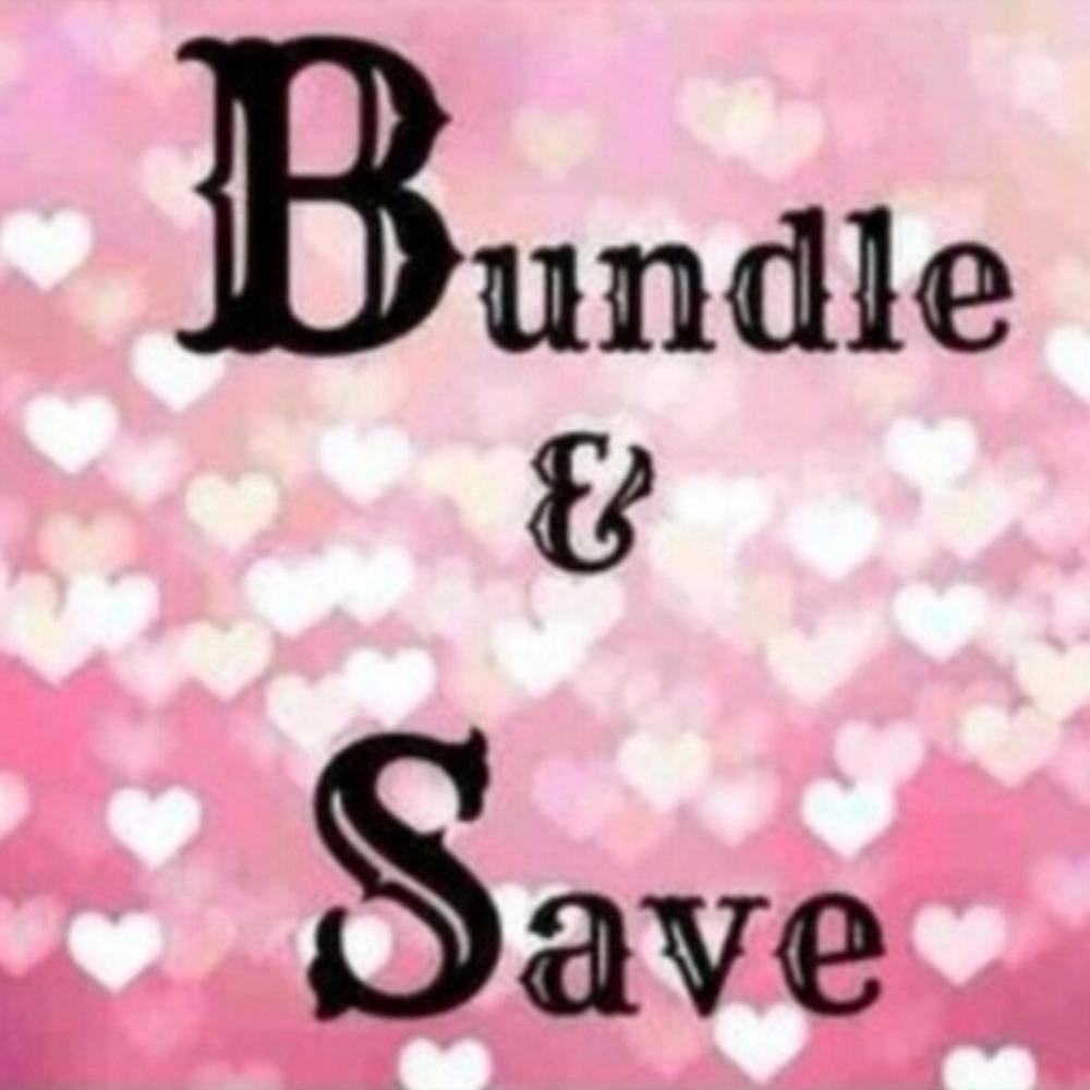 Bundle 2 or more items for an automatic 15% off!!